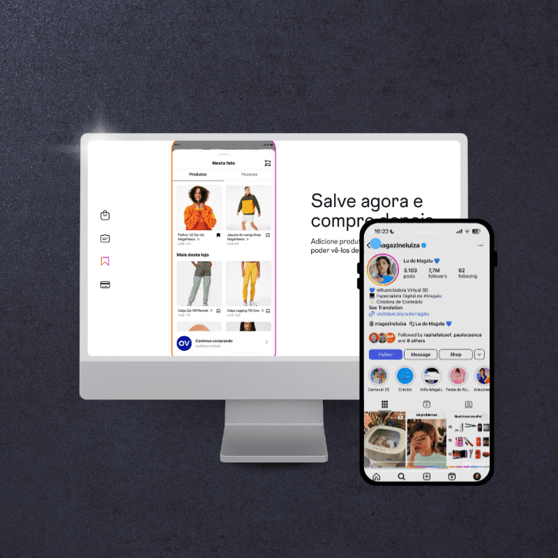 Exemplo de perfil comercial otimizado no Instagram com bio estratégica para vender produtos online